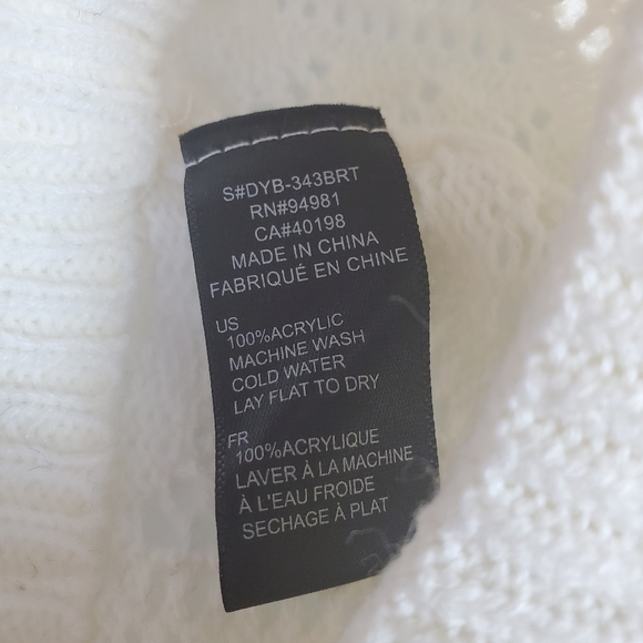 Forever 21 cream knit beanie hat - Picture 3 of 5